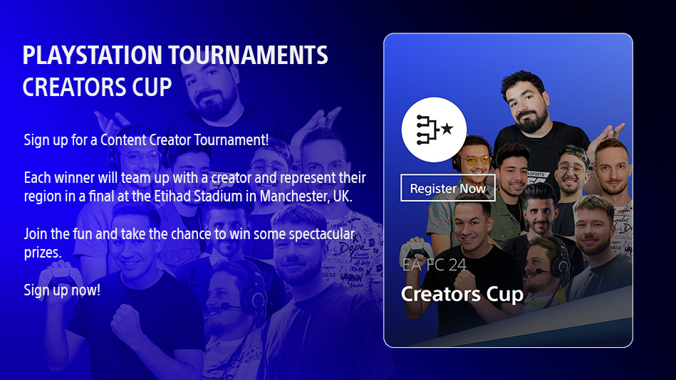 EA Sports FC 24 Creators Cup PlayStation Tournaments